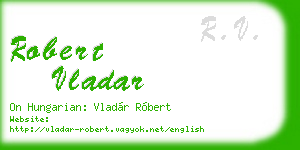 robert vladar business card